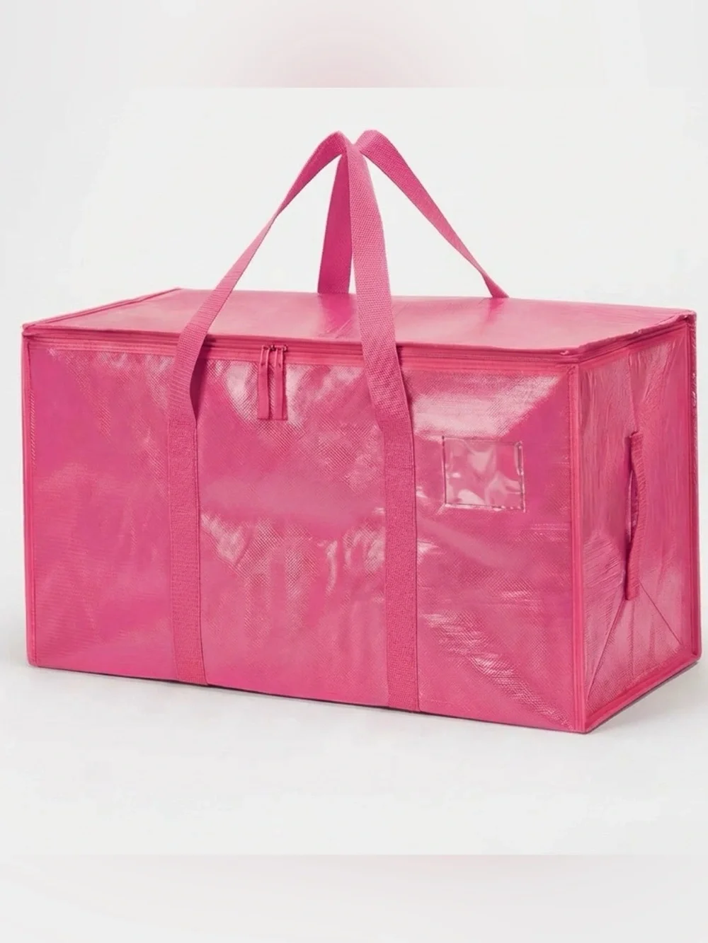 New 24 gallon large Pink Heavy-Duty Storage Tote Bag with Handles